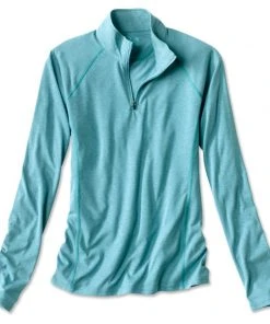 Orvis WOMEN'S Drirelease Quarter Zip Long Sleeve Off The Water