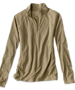 Orvis WOMEN'S Drirelease Quarter Zip Long Sleeve Off The Water