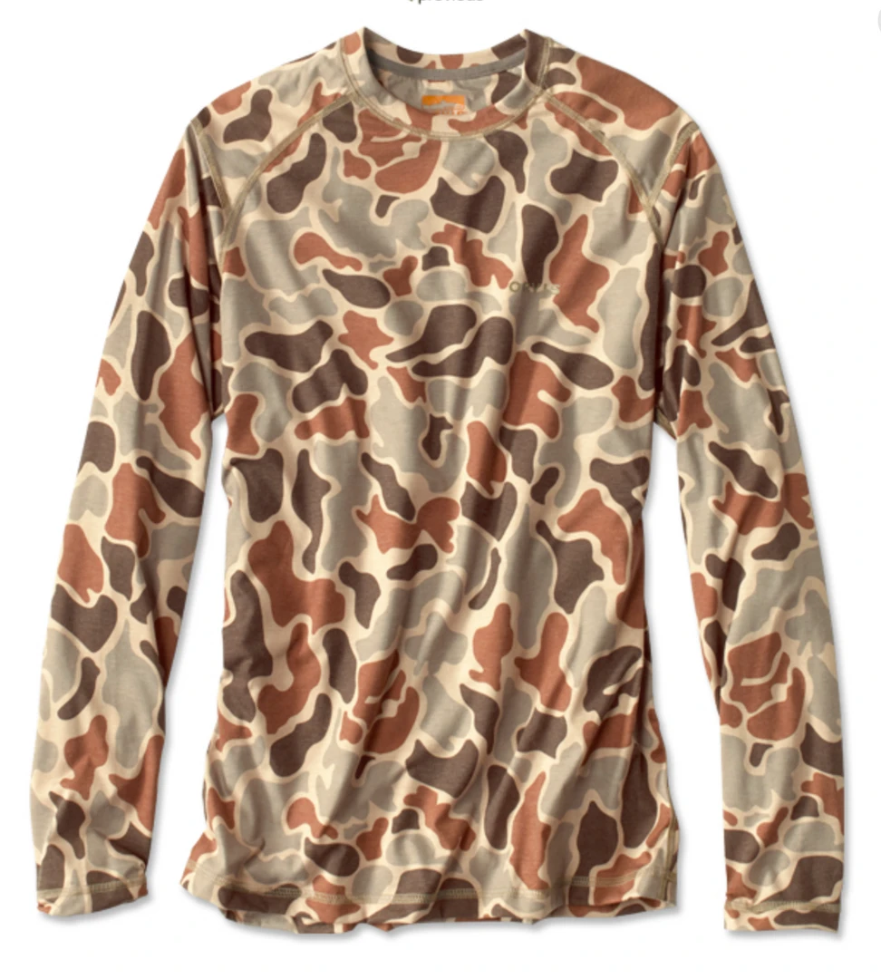 Orvis Drirelease Camo Long Sleeve Crew Off The Water 2 Orvis Drirelease Camo Long Sleeve Crew Off The Water