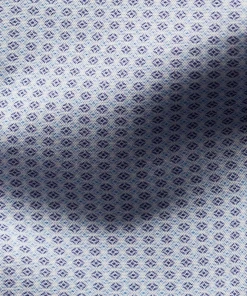 Eton Blue Micro Print Slim Fit Off The Water