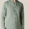 Eton Green Linen Shirt Off The Water