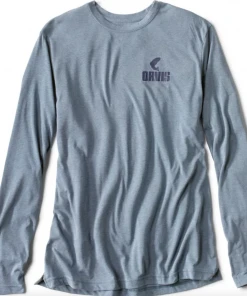 Rod Rivet Fishing Shop 28 Off The Water Orvis Dri Release Long Sleeve Logo T Blue