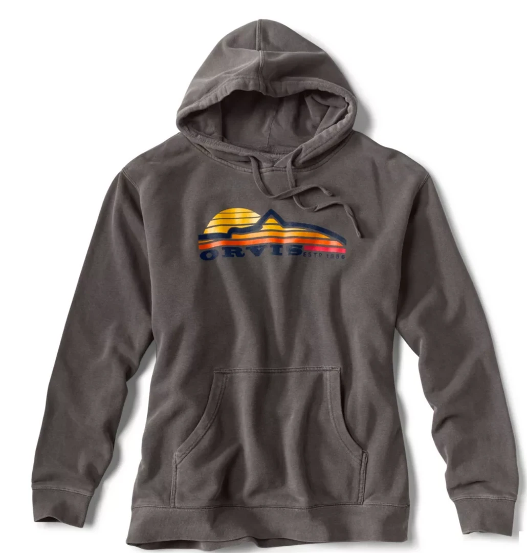 Off The Water Orvis Logo Hoodie Grey 1 Off The Water Orvis Logo Hoodie Grey