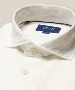 Off The Water Eton White Linen Casual Shirt 6 Off The Water Eton White Linen Casual Shirt