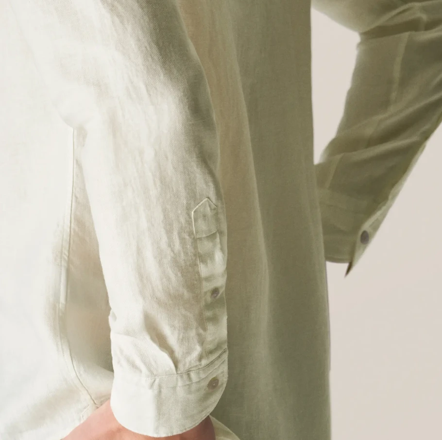 Off The Water Eton White Linen Casual Shirt 2 Off The Water Eton White Linen Casual Shirt