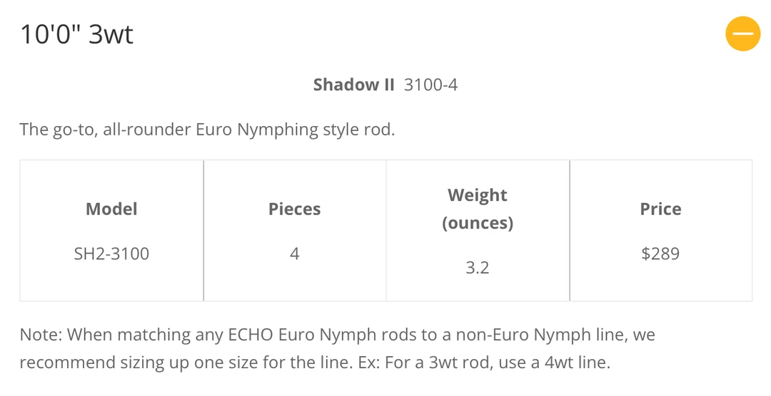 Echo Shadow II ESN Fly Rod Rods & Reels 5 Echo Shadow II ESN Fly Rod Rods & Reels