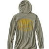 Orvis Off The Water Logo Drirelease Hoodie In Moss Green