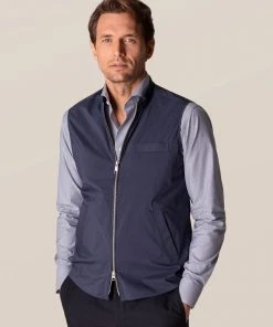 Eton Blue Wind Vest Off The Water