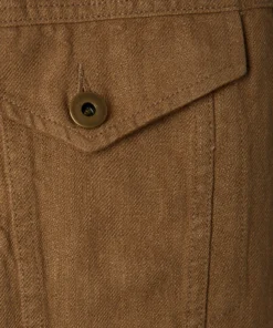 Billy Reid Tupelo Trucker Jacket Linen Off The Water