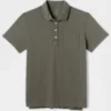 Billy Reid Pensacola Polo Washed Grey