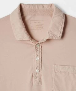 Billy Reid Pensacola Polo Blush Casual Shirts